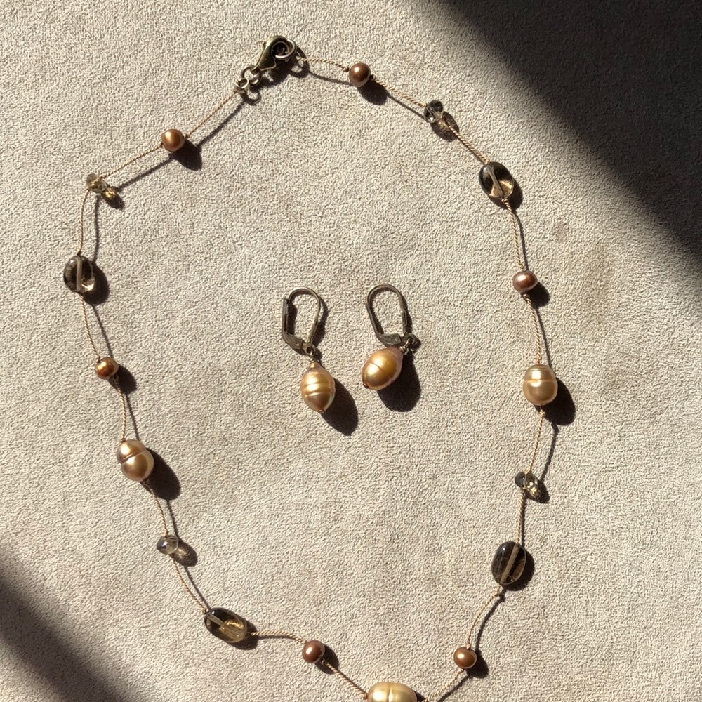 Ann Taylor Necklace and Earring Set